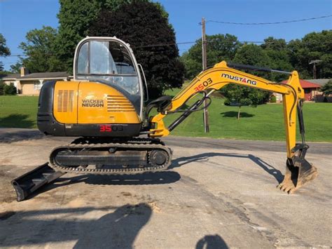 mustan 3503 mini excavator|MUSTANG Mini (up to 12,000 lbs) Excavators For Sale.